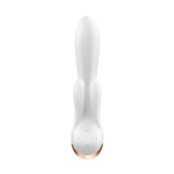 VIBRADOR DOUBLE FLEX COM APP SATISFYER BRANCO