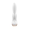 VIBRADOR DOUBLE FLEX COM APP SATISFYER BRANCO