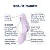 VIBRADOR CURVY TRINITY 2 SATISFYER VIOLETA