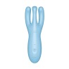 VIBRADOR THREESOME 4 COM APP SATISFYER AZUL