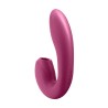 VIBRADOR SUNRAY COM APP SATISFYER VERMELHO