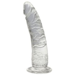 DILDO REAL RAPTURE EARTH FLAVOUR 7'' TRANSPARENTE