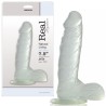 DILDO REAL RAPTURE EARTH FLAVOUR 7.5'' TRANSPARENTE