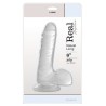 DILDO REAL RAPTURE FIRE PASSION 8'' TRANSPARENTE